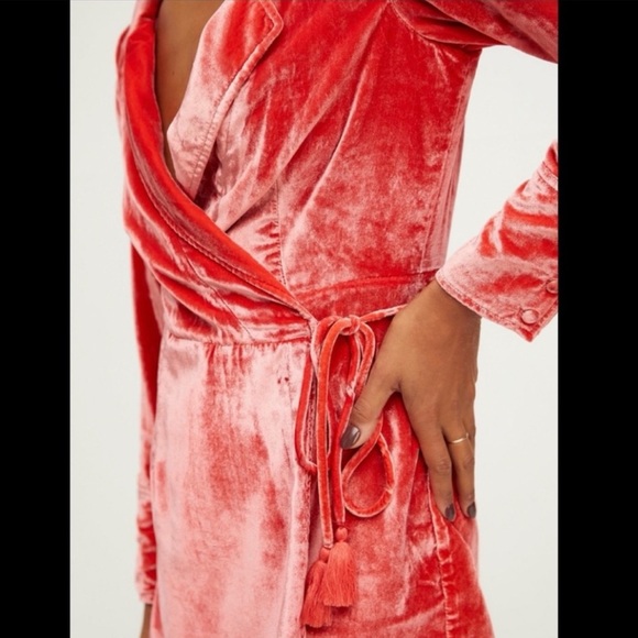 Free People Viola velvet romper - Picture 3 of 11